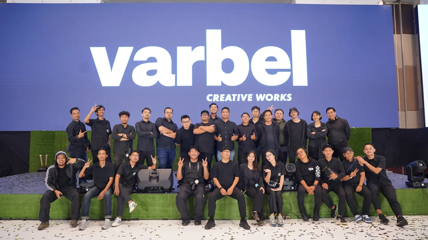 Vartech.id team working on custom event technology